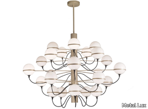 GIRO - LED glass chandelier _ Metal Lux