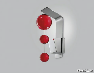 BOLERO - Blown glass wall light _ Metal Lux