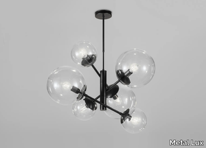 GLOBAL Ø 80 - Ø 50 - Metal pendant lamp _ Metal Lux