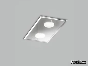 DADO L 40 x 20 - LED glass ceiling lamp _ Metal Lux