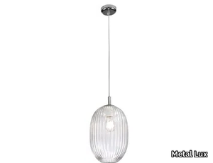 NEST - Glass pendant lamp _ Metal Lux