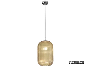 NEST - Glass pendant lamp _ Metal Lux