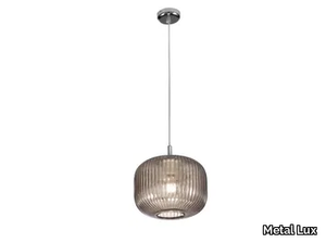 NEST - Glass pendant lamp _ Metal Lux