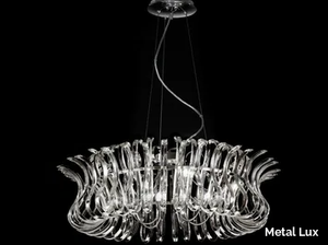 WAVE - Crystal chandelier _ Metal Lux