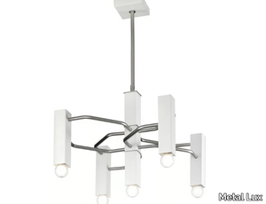 RASTER - Metal chandelier _ Metal Lux