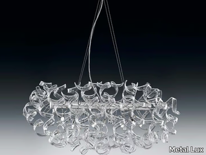 ASTRO - Crystal pendant lamp _ Metal Lux