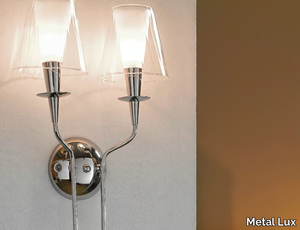 OPERA - Pyrex® wall light _ Metal Lux