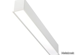 VECTOR FRAME M 9728 - Recessed powder coated aluminium Lamp for false ceiling _ Metalmek