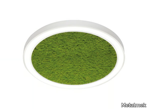 VECTOR ROUND MOSS 9836 OP - LED aluminium ceiling light _ Metalmek