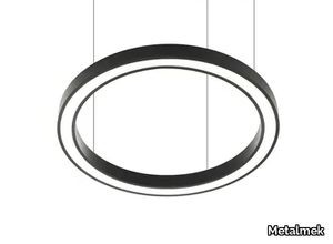 VECTOR ROUND D 9741 - LED aluminium pendant lamp _ Metalmek