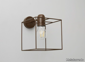 CUBOTTO - Metal wall lamp with fixed arm _ Metalarredo