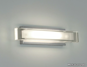 CAROL - LED glass and steel wall lamp _ Metalarredo