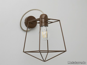 LANTERN - Metal wall lamp with fixed arm _ Metalarredo