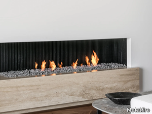 URBAN MF 1500-40 G 2S L/R - Gas corner bespoke fireplace _ Metalfire