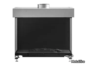 AVENUE MF 900-60 GHE 3S - 3-sided gas fireplace _ Metalfire