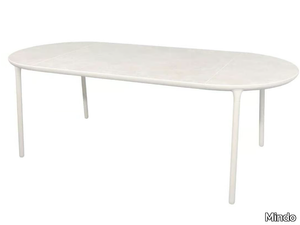 MINDO 114 - Oval ceramic garden table _ Mindo