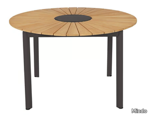 MINDO 101 - Round teak garden table _ Mindo