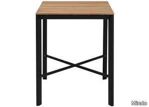 MINDO 102 - Square teak high table _ Mindo