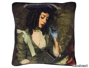 FORGET ME NOT - Square velvet cushion _ Mineheart