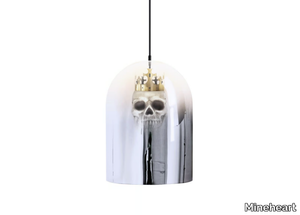 KING ARTHUR MIRROR DOME - Mirrored glass pendant lamp _ Mineheart