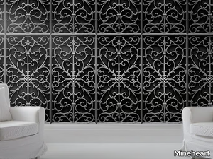 WROUGHT METAL GATE - Motif vinyl wallpaper _ Mineheart