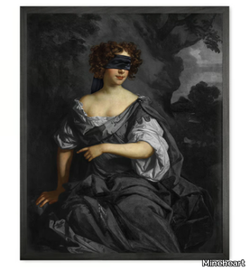 BLINDFOLD 1 - Canvas print _ Mineheart