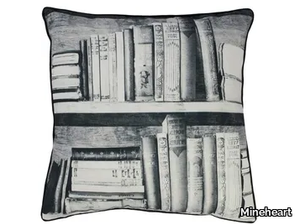 PHOTOCOPY BOOKSHELF - Square fabric cushion _ Mineheart