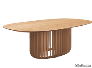 JUICE - Oval wooden table _ Miniforms