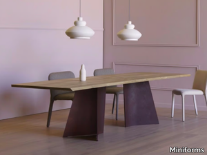 MAGGESE PLUS - Rectangular wooden table _ Miniforms