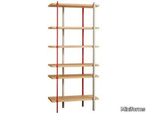 MILONGA - Freestanding wooden bookcase _ Miniforms