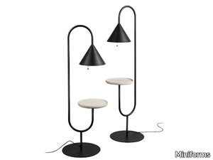 OZZ - Floor lamp with shelf _ Miniforms