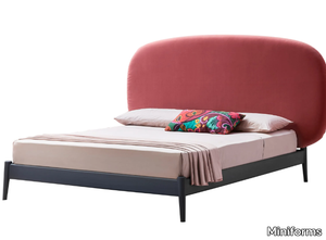 SHIKO MAGNUM - Double bed with upholstered headboard _ Miniforms