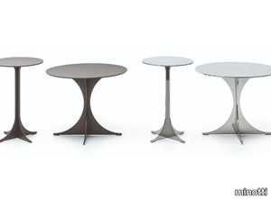 ANISH - Contemporary style round metal coffee table _ Minotti