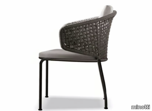 ASTON CORD OUTDOOR CHAIR - Outdoor chair _ Minotti