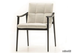 FYNN - Upholstered chair with armrests _ Minotti