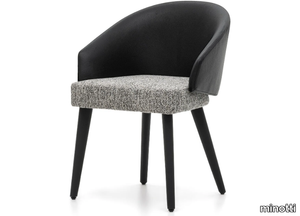 LAWSON - Upholstered chair with armrests _ Minotti