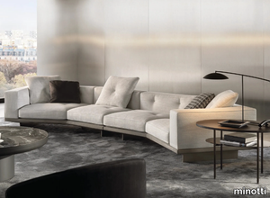 DYLAN - Sectional leather sofa _ Minotti