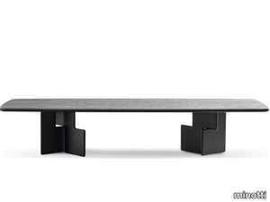 NICO - Rectangular ash table _ Minotti