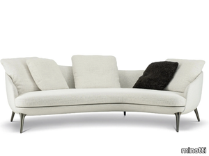 RAPHAEL - Inclined fabric sofa _ Minotti