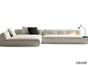 SUPERMOON - Sectional fabric sofa _ Minotti