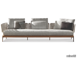 PATIO TEAK - 3 seater teak garden sofa _ Minotti