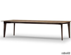 PENTHOUSE - Rectangular wooden table _ Minotti