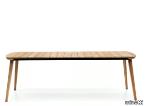 FYNN OUTDOOR - Teak outdoor table _ Minotti