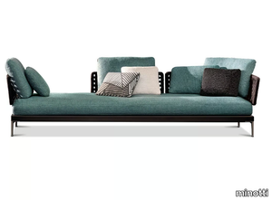 PATIO - Modular outdoor sofa in fabric _ Minotti