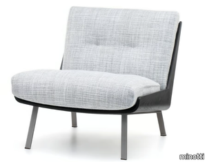 DAIKI - Contemporary style upholstered engineered wood armchair _ Minotti