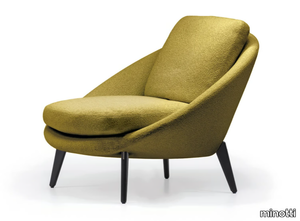 LIDO - Fabric armchair with armrests _ Minotti