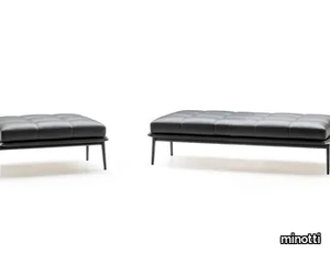 FYNN - Upholstered leather bench _ Minotti