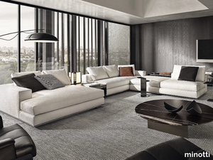 HAMILTON - Sectional fabric sofa _ Minotti