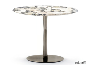 JIGGER - Round marble coffee table _ Minotti