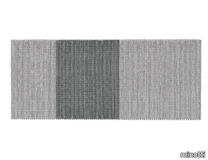 OSAKA FLAG - Rectangular striped wool rug _ Minotti